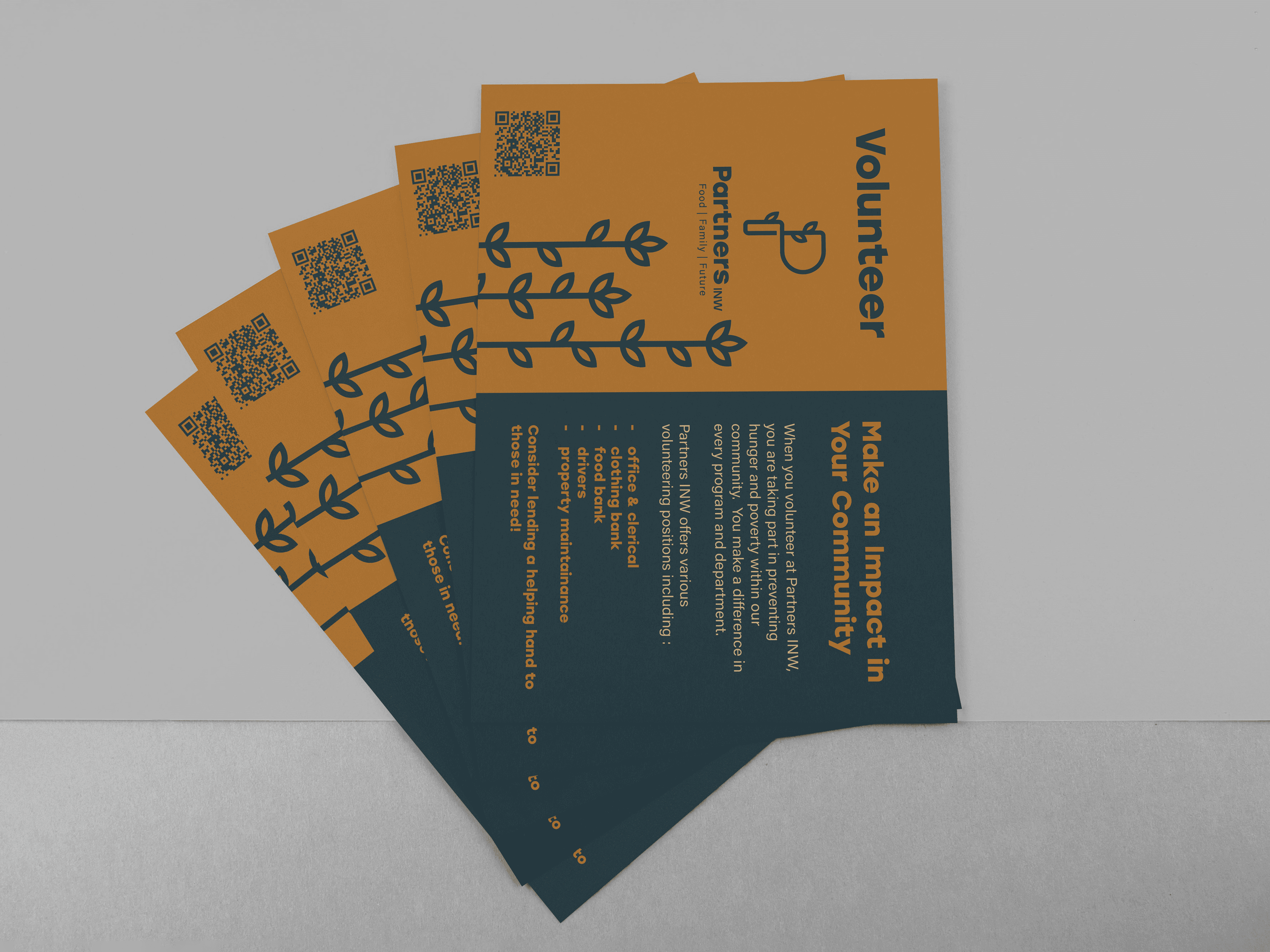 Partners INW Volunteering Postcard